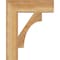 Ekena Millwork Westlake Block Rough Sawn Bracket, Western Red Cedar, 4"W x 16"D x 20"H BKT04X16X20WTL05RWR - alternate 3